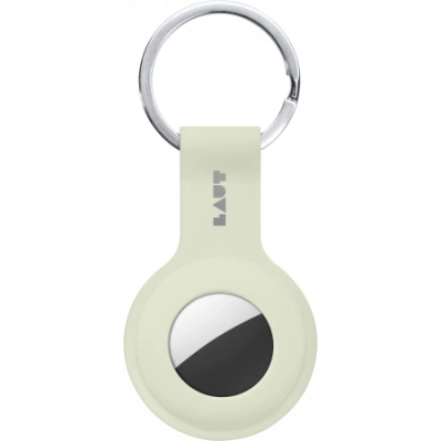 Mbajtëse LAUT Huex Tag për Apple AirTag, plastike, me unazë çelësash, jeshile sage