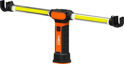 Lampë pune Neo Tools 99-066, LED COB 6W, 500 lm, portokalli me të zezë