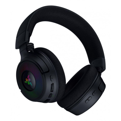 Kufje gaming Razer Kraken V4 Wireless, USB Type A, Bluetooth, të zeza