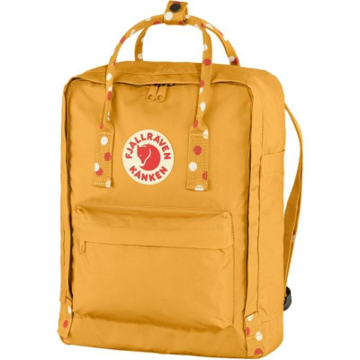 Shpinë Fjällräven Kånken Ochre Confetti, Vinylon F, 16L, e verdhë