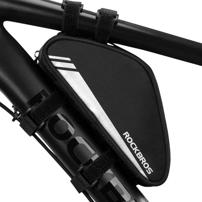 Çantë për kornizën e biçikletës Rockbros B55-BK, 0.7 L, najlon, e zezë