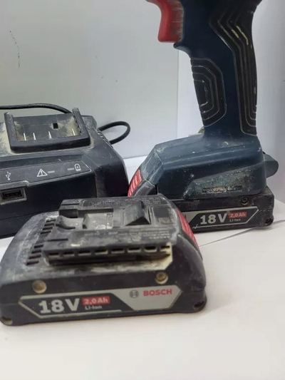 Kaçavidë elektrike pa kabllo Bosch GSR 18V-21 Professional, 18V Li-Ion, 1800 RPM, blu e zezë