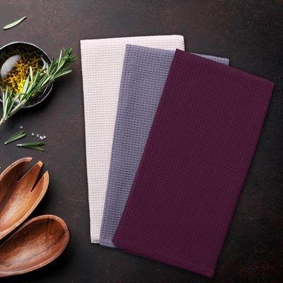 Peshqir kuzhine AmeliaHome Letty, set, 50x70 cm, rozë