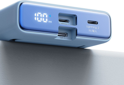 Powerbank magnetik Joyroom JR-PBM01, 10000mAh, 20W PD, blu