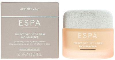 Krem fytyre ESPA Tri-Active Lift and Firm Moisturiser, 55ml, për lëkurë të pjekur