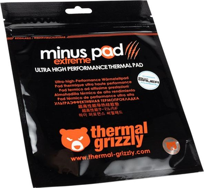 Jastëk termik Thermal Grizzly Minus Pad Extreme, 120 x 20 mm, trashësi 3 mm