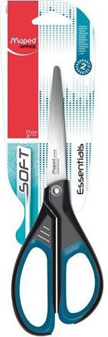 Gërshërë Maped Essentials Soft, 21cm, doreza ergonomike, gri