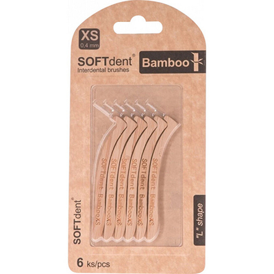 Set SOFTdent BAMBOO XS z65874 - Furçë ndërdhëmbore 0.4 mm, 6 copë