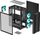 Kasa kompjuteri Deepcool CC560 V2, mid tower, xham i temperuar, e zezë