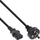Kabllo rryme InLine Power Cable, 5m, prizë kineze në IEC C13, i zi
