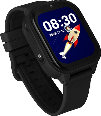 Orë inteligjente për kalamaj Garett Kids Sun Ultra 4G, 1.85", GPS, e zezë