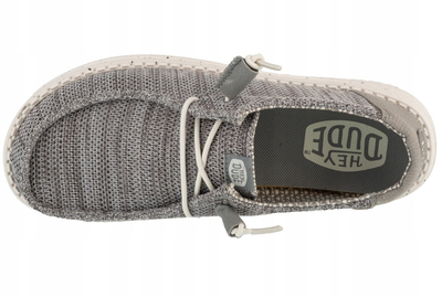 Këpucë për goca Hey Dude Wendy Stretch Sox W 41878-007, tekstil, shollë gome, gri