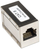 Adaptues RJ45 Techly Coupler Cat6, 8P8C, FTP, argjendtë