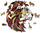Puzzle druri Animal Puzzle Lion, 100 copëza, shumëngjyrësh