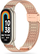 Rrip dore TechProtect Milanese për Xiaomi Smart Band 8 8 NFC, çelik inox, rregullueshëm, gold pink