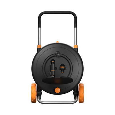Rrotë uji komfort L 1/2" (13mm) 30m Fiskars, zezë/portokalli