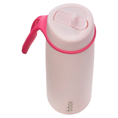 Shishe termike b.box Flip Top, 690ml, çelik inox, rozë blush crush