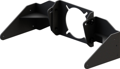 Поддршка за управување Res Tech GT Direct Drive, за Simucube 2 Sport Pro Ultimate, челик 6mm, црна