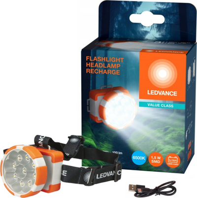 Fener koke LEDVANCE 4099854175527, 100 lm, me karikim, i zi