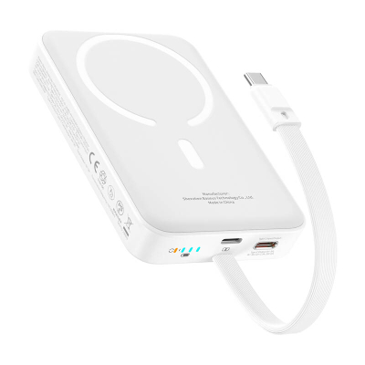 Baseus Mini 10000mAh 30W Powerbank Magnetik (i bardhë) Bayern Edition