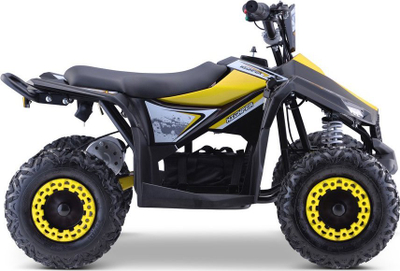 Quad elektrik Highper, motor brushless 1000W, 35 km/h, i verdhë