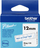 Shirit etiketues Brother BTAG-133, 12mm, 4m, blu mbi transparent