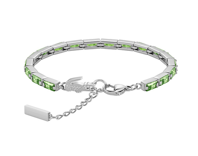 Byzylyk për femra Lacoste Tennis Duchess 2040500, i argjendtë/ i gjelbër
