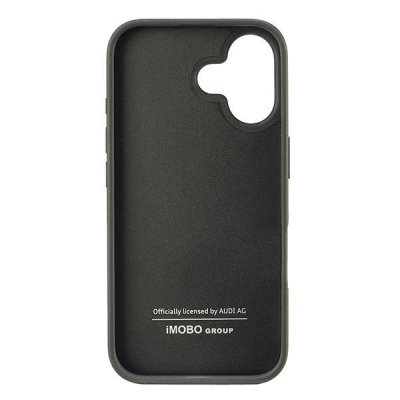 Kapak telefoni Audi Sport Carbon Fiber, MagSafe, për iPhone 16 6.1", i zi