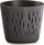 Vazo lulesh Kraftika Sand Flowerpot Round, 18.9 cm, antracit