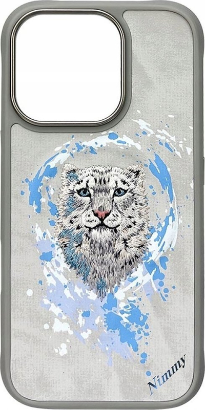 Kapit iPhone Uniq Nimmy Panther MagSafe, për iPhone 16 Pro, TPU PC, gri e çelët