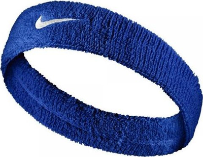 Shirit për kokë Nike Swoosh NN07402, njëngjyrësh, uniseks, blu