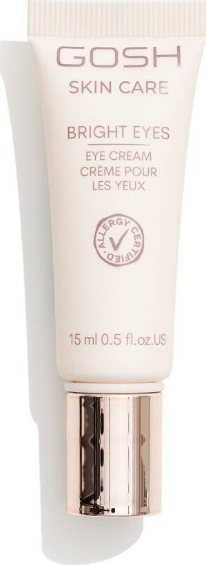Krem për sy Gosh Skin Care Bright Eyes, 15ml, hidratues, bezhë