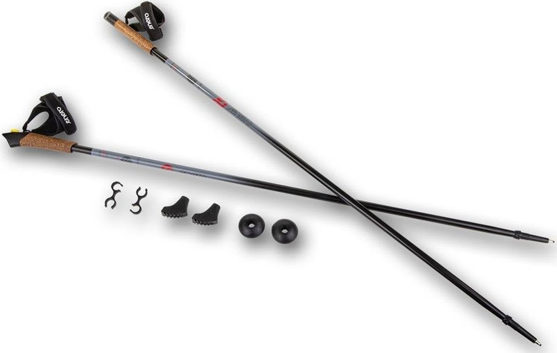 Shkopinj nordic walking Enero, 1 seksion, 110cm, portokalli