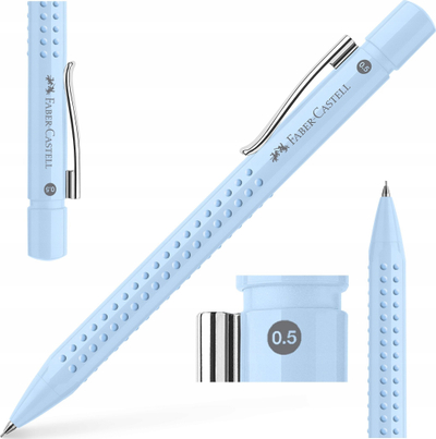 Laps mekanik Faber-Castell Grip Sky Blue 2011, 0.5 mm, fortësi B, sky blue
