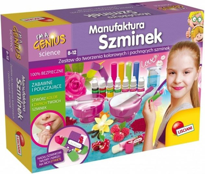 Сет лабораторија за убавина Lisciani Im a Genius Lipstick Factory, за кармин, едукативен, многубоен