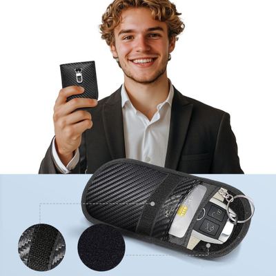 Futrollë Faraday Tech-Protect KLR100, bllokim sinjali RFID, nuk e kap uji, karbon