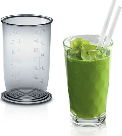 Blender dore Bosch CleverMixx MSM26500, 600W, me gjithë aksesorët, i bardhë