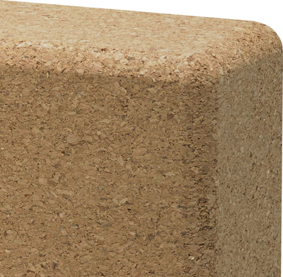Блок за јога GAIAM Cork Yoga Cube 52292, природна тапка, кафеава