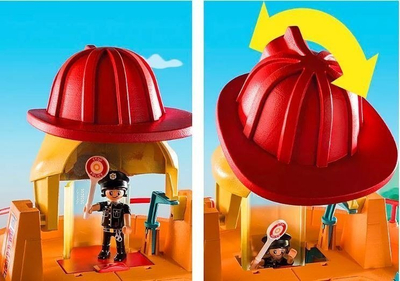 Set lodrash Playmobil Duck On Call The Headquarters 70910, 119 pjesë, për fëmijë 3+