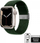 Rrip për orë Apple 38/40/41 mm Crong Wave Band, i gjelbër