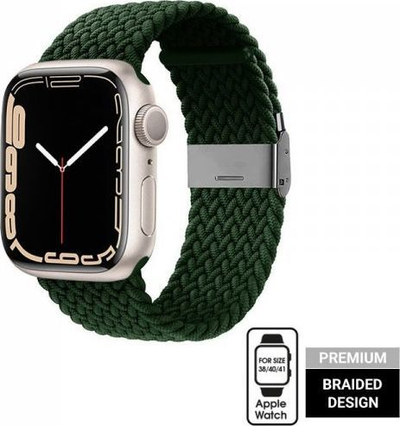 Rrip për orë Apple 38/40/41 mm Crong Wave Band, i gjelbër