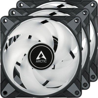 Ftohës Arctic P12 PWM PST A-RGB 0dB, 120 mm, 3 copë