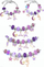 Set rruzullash Princess bead set 3174831_F, për bizhuteri, vjollcë