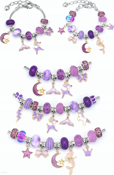 Set rruzullash Princess bead set 3174831_F, për bizhuteri, vjollcë