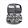 Etui organizuese Bellroy Tech Kit 2L, me xhepa rrjete, shirita elastikë, gri