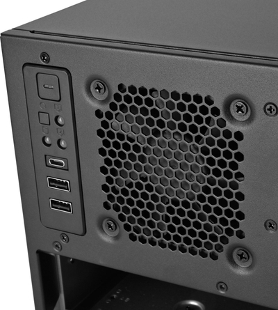 Shasi rackmount SilverStone RM47-502-I, 4U, me front që e kap kollaj, e zezë