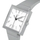 Orë dore për femra SWATCH What If…Gray? SO34M700, e argjendtë