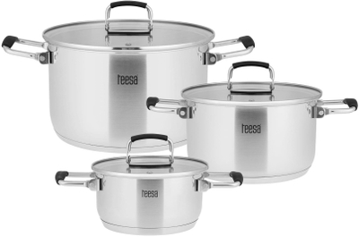 Сет тенџериња Тееса Cook Prime, 6 парчиња, челик инокс, индукција