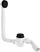 Sifon vaskë McAlpine HC2600CLMB, click clack, 1 1/2", i zi mat