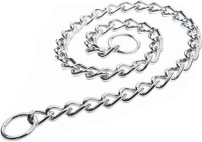 Qafore trajnimi Chaba Choke Collar, metal, 85 cm, argjendi